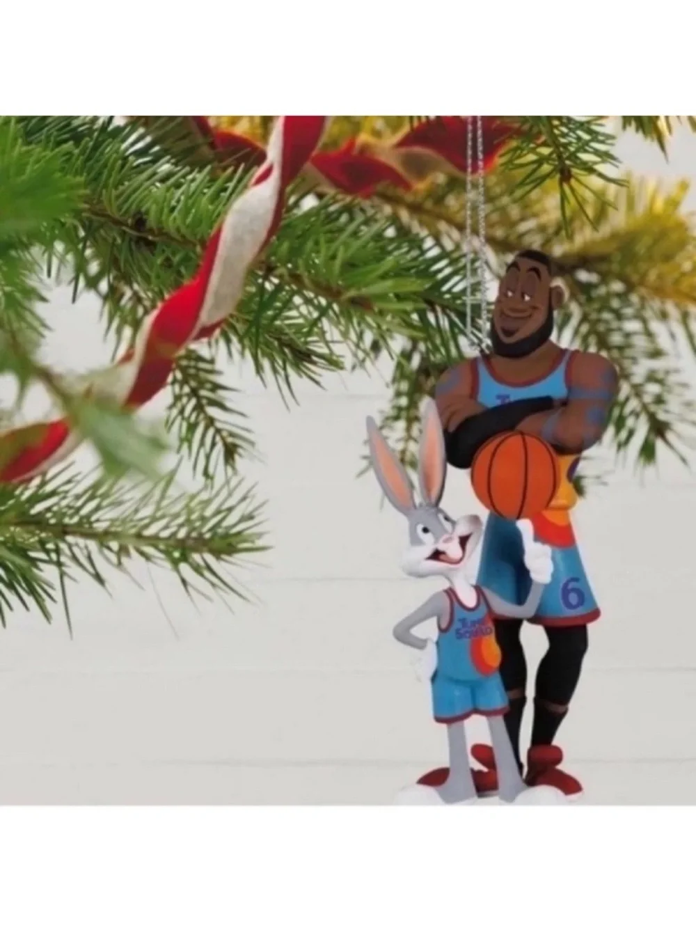 Hallmark Lebron James and Bugs Bunny Space Jam Ornament